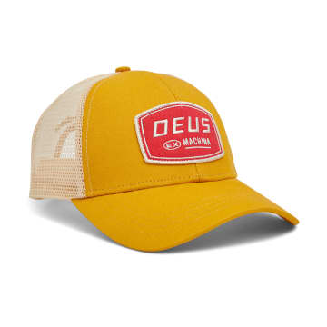 Deus Ex Machina Passenger Trucker Cap (honey Gold) In Yellow