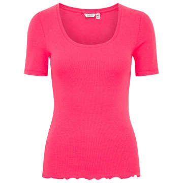 B.young Bysanana T-shirt Raspberry Sorbet In Pink