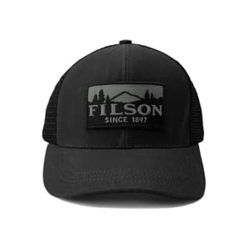 Filson Logger Mesh Cap In Black