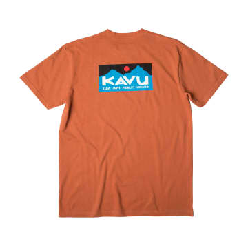 Kavu Klear Above Etch Art T-shirt (copper) In Metallic