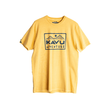 Kavu Set Off T-shirt (unmellow) In Yellow