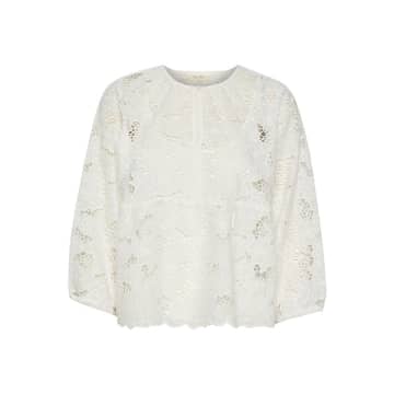 Part Two Anidas White Embroidered Blouse