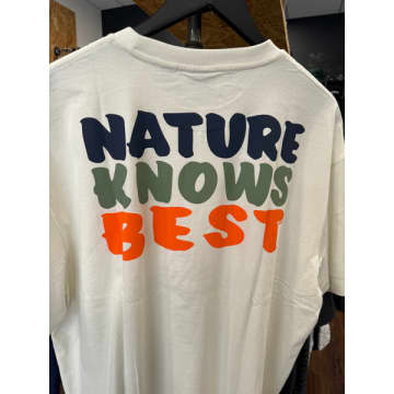 Only & Sons Nature Knows Best T-shirt In Ecru In White