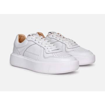 Philip Hog Leather Nina Sneaker In White