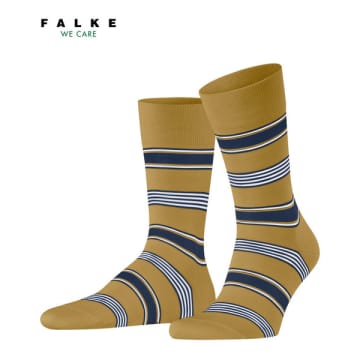 Falke Brass Marina Stripe Socks In Multi