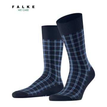 Falke Space Blue Modern Tailor Socks