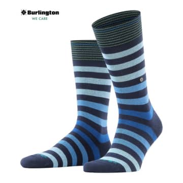 Burlington Marine Blackpool Socks In Blue