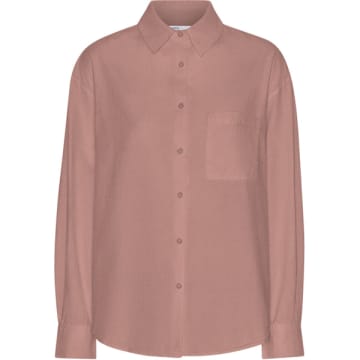 Colorful Standard Rosewood Mist Organic Oversized Shirt In Pink