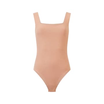French Connection Rallie Bodysuit | Mocha Mousse In Neturals
