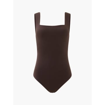 French Connection Rallie Bodysuit | Chocolate Torte In Brown