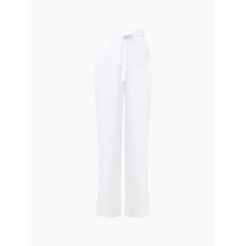 French Connection Bodie Blend Trouser | Linen White