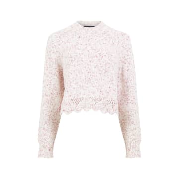 French Connection Nevanna Hem Detail Jumper | Rose Kiss In Pink