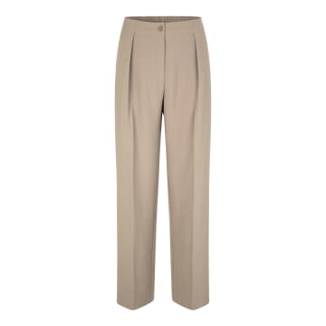 Second Female Fique Wide Trousers In Neturals