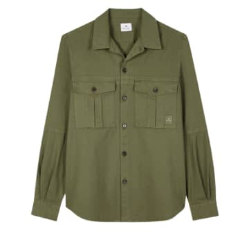Ps By Paul Smith Ps Paul Smith Utility Shirt In Green