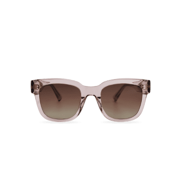 Messyweekend Sunglasses Liv In Rose Clear W. Brown Lenses In Pink