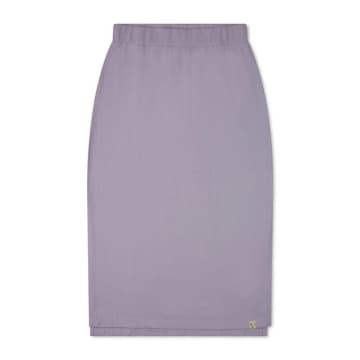 Matona Lilac Jersey Skirt In Purple