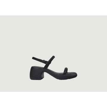 Camper Thelma 65mm Leather Sandals In Black