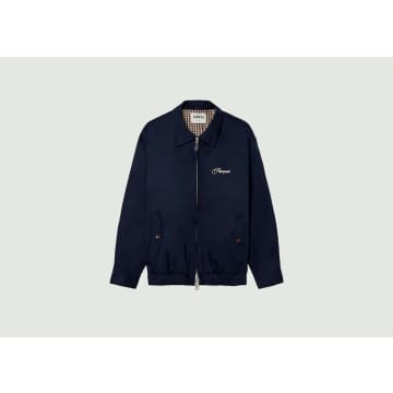 Pompeii Brand Harrington Jacket In Blue