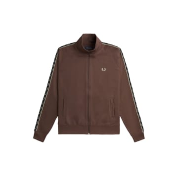 Fred Perry Contrast Tape Track Carrington Brick / Warm Grey