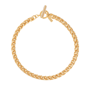 Talis Chains Manhattan T-bar Necklace In Gold