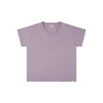 Matona Lilac Essential T-shirt In Purple