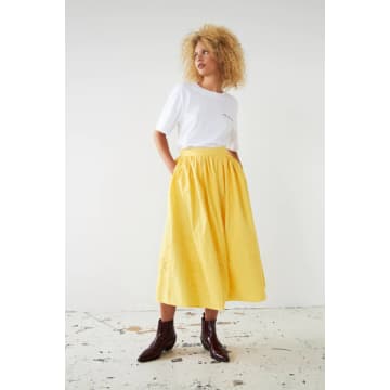Stella Nova Embroidery Anglaise Sweet Yellow Skirt