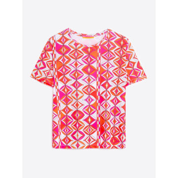 Vilagallo Printed T-shirt Pink & Orange