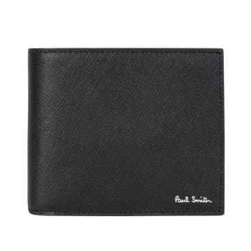 Paul Smith Menswear Mini Blur' Interior Billfold Wallet In Black