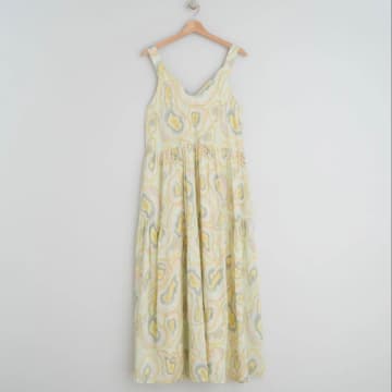 Indi And Cold Camile Geode Dress In Yellow