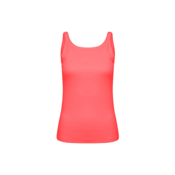 Kaffe Carna Tank Top In Cayenne From In Red
