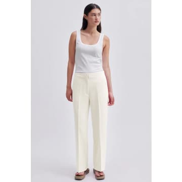 Second Female Evie Classic French Oak Trousers In White