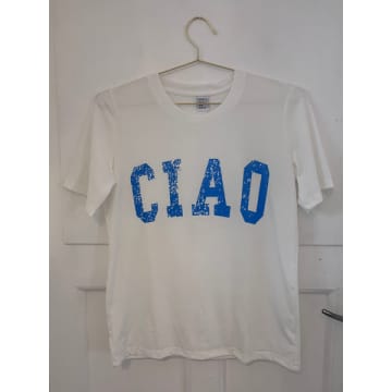 Every Thing We Wear Etww Ciao T-shirt White Blue