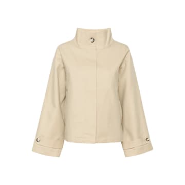 Soaked In Luxury Cade Jacket In Plaza Taupe In Multi