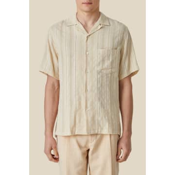 Shop Portuguese Flannel Ecru Almada Shirt