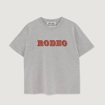 The Tiny Big Sister Rodeo Tee In Yellow