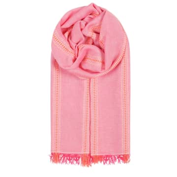 Ombre London Ombre Love Scarf 2495 In Pink