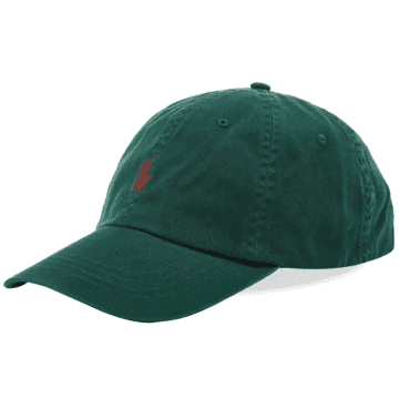 Polo Ralph Lauren Classic Baseball Cotton College Green & Red