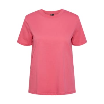 Pieces Ria Tee In Pink