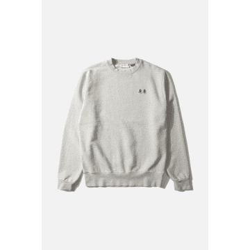 Shop Edmmond - Special Duck Sweatshirt Plain Light Grey Melange