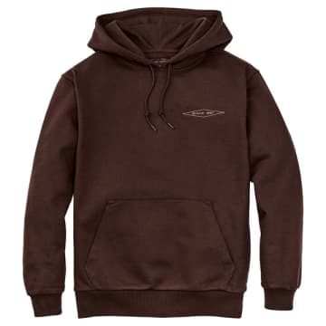 Shop Filson Prospector Embroidered Hoodie In Brown