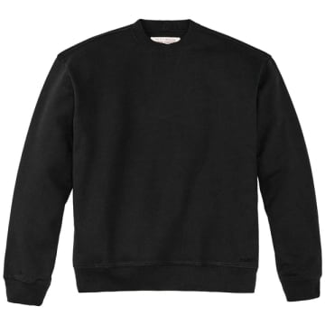 Shop Filson Prospector Crew Neck Sweatshirt In Black