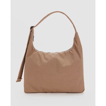 Baggu Large Nylon Shoulder Bag In Brown