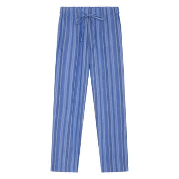 Shop Leon & Harper - Permin Blue Stripe Trousers