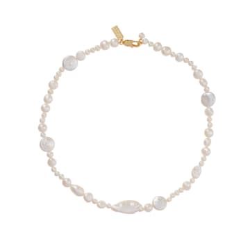 Talis Chains Pearl Deluxe Necklace In Gold