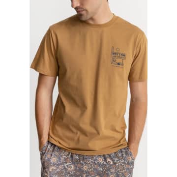 Rhythm Camel Lull T-shirt In Brown