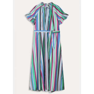 Shop Pom Amsterdam | Striped Sicily Dress | Pink Multi