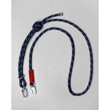 Topologie Wares Straps 8.0 Mm Navy Reflective In Blue