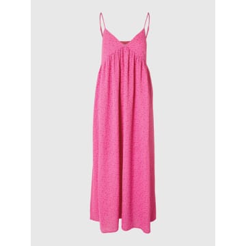 Shop Selected Femme - Sleeveless Maxi Dress Flower Fabric