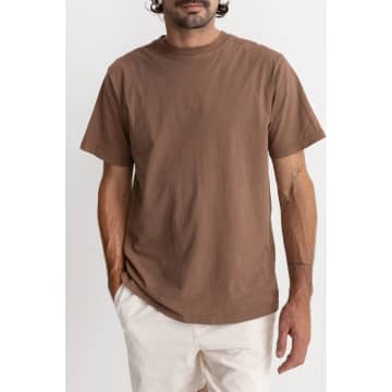 Rhythm Chocolate Classic Vintage T-shirt In Brown