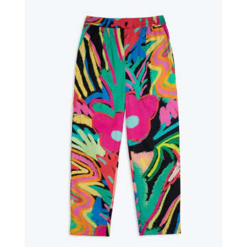 Shop Miss Pompom Holiday Trousers Jungle